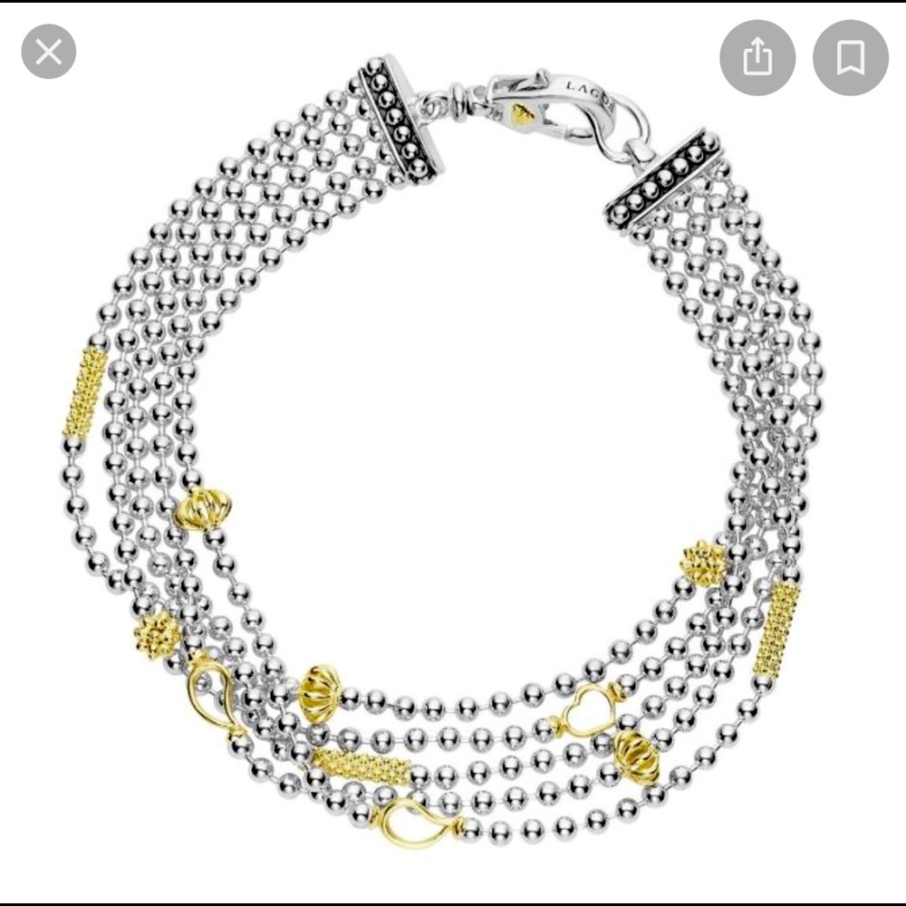 Lagos multi strand bracelet